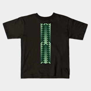 Green arrow heads Kids T-Shirt